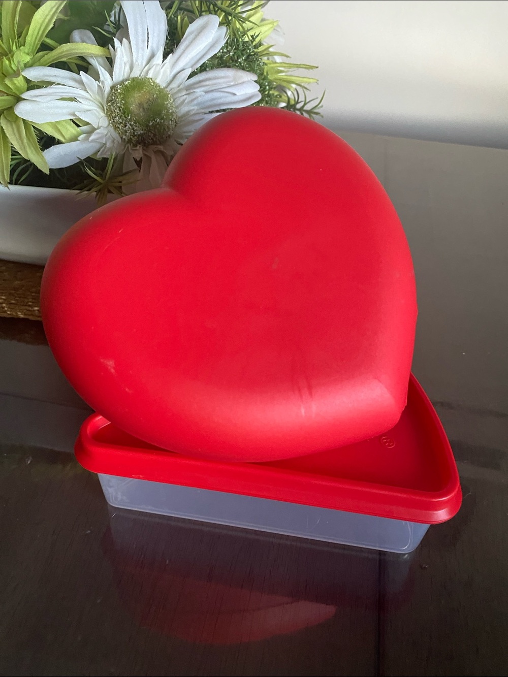 Red Tupperware Containers Food Storage school lunch